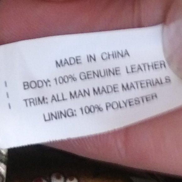 Tignanello Leather suede color block handbag   FLAWS  on Handles lots of wear - Picture 13 of 16